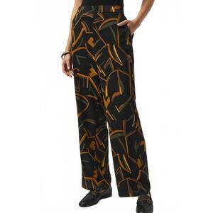 NEW JOSEPH RIBKOFF geometric print wide leg pants